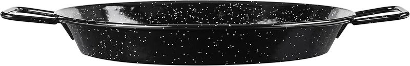 Garcima 12-Inch Enameled Steel Paella Pan - Black, 30 cm, Small - Image 2